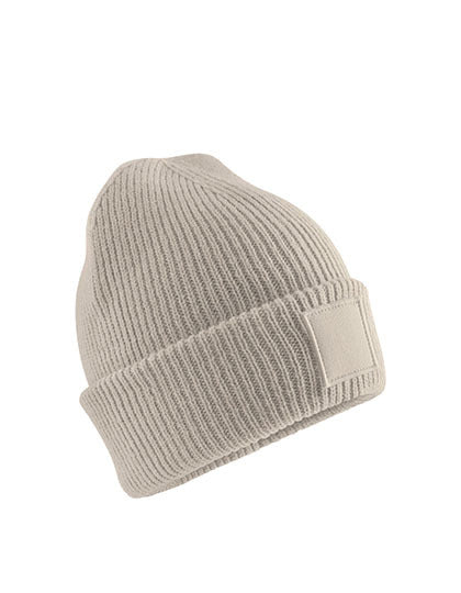 Kids Deep Cuffed Tonal Patch Beanie (CB336B)