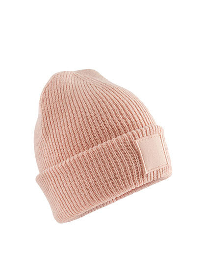 Kids Deep Cuffed Tonal Patch Beanie (CB336B)