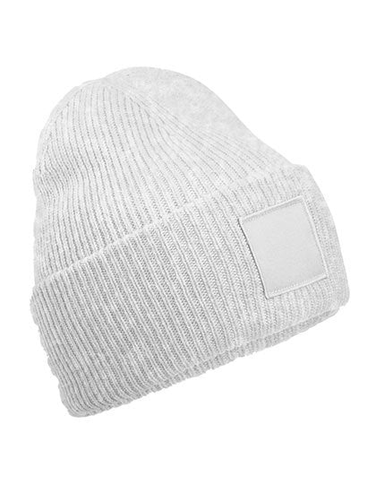 Deep Cuffed Tonal Patch Beanie (CB336R)