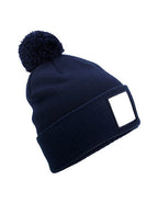 Appliqué Patch Pom Beanie (CB338R)