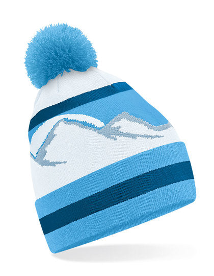 Mountain Peaks Pom Pom Beanie (CB395R)