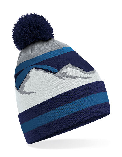 Mountain Peaks Pom Pom Beanie (CB395R)