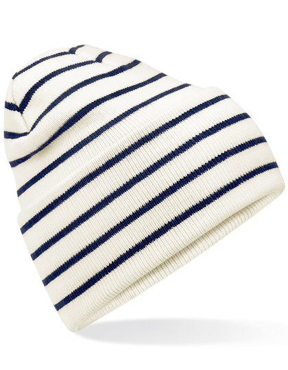 Original Deep Cuffed Striped Beanie (CB39R)