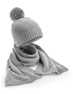 Knitted Scarf and Beanie Gift Set (CB401)
