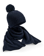 Knitted Scarf and Beanie Gift Set (CB401)
