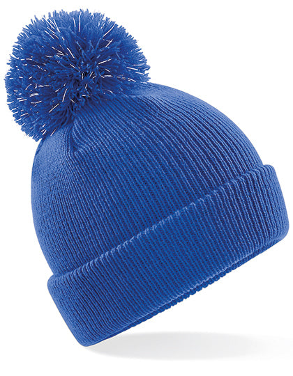 Junior Reflective Bobble Beanie (CB406B)