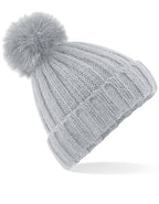 Verbier Faux Fur Pop Pom Chunky Beanie (CB413)