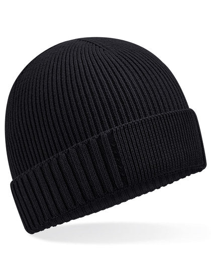 Organic Cotton Engineered Patch Beanie (CB438N)