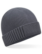 Organic Cotton Engineered Patch Beanie (CB438N)