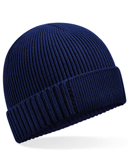 Organic Cotton Engineered Patch Beanie (CB438N)
