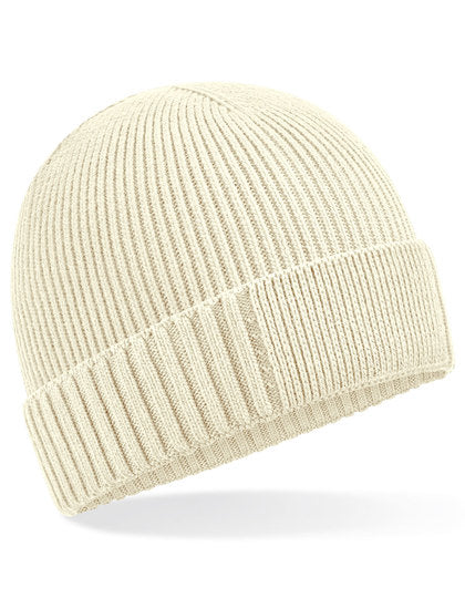 Organic Cotton Engineered Patch Beanie (CB438N)