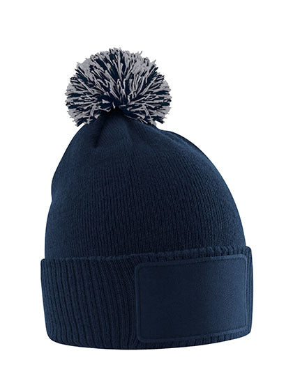 Kids Snowstar Patch Beanie (CB443B)