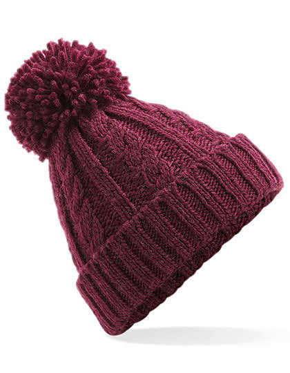 Cable Knit Melange Beanie (CB480)