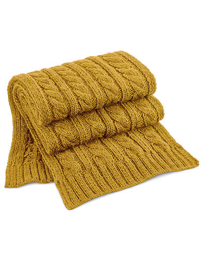 Cable Knit Melange Scarf (CB499)