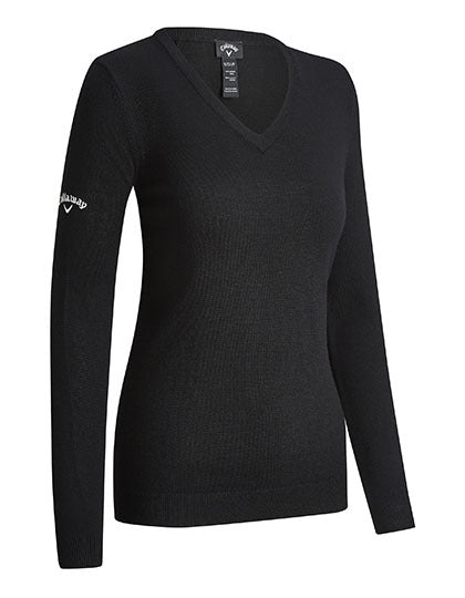 Ladies V-Neck Merino Sweater (CW352)