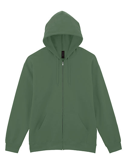Softstyle® Midweight Fleece Adult Full Zip Hooded Sweatshirt (GSF600)