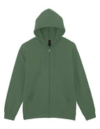 Softstyle® Midweight Fleece Adult Full Zip Hooded Sweatshirt (GSF600)