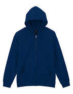 Softstyle® Midweight Fleece Adult Full Zip Hooded Sweatshirt (GSF600)