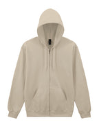 Softstyle® Midweight Fleece Adult Full Zip Hooded Sweatshirt (GSF600)