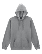 Softstyle® Midweight Fleece Adult Full Zip Hooded Sweatshirt (GSF600)