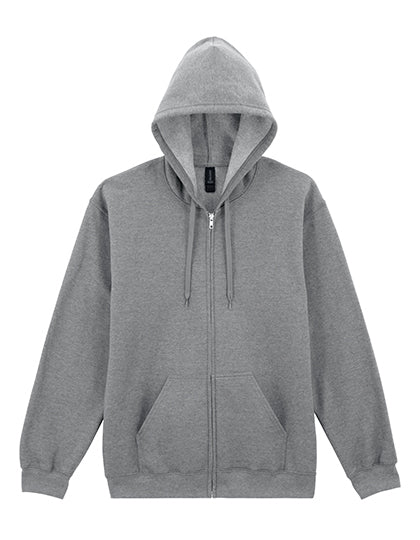 Softstyle® Midweight Fleece Adult Full Zip Hooded Sweatshirt (GSF600)