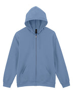 Softstyle® Midweight Fleece Adult Full Zip Hooded Sweatshirt (GSF600)