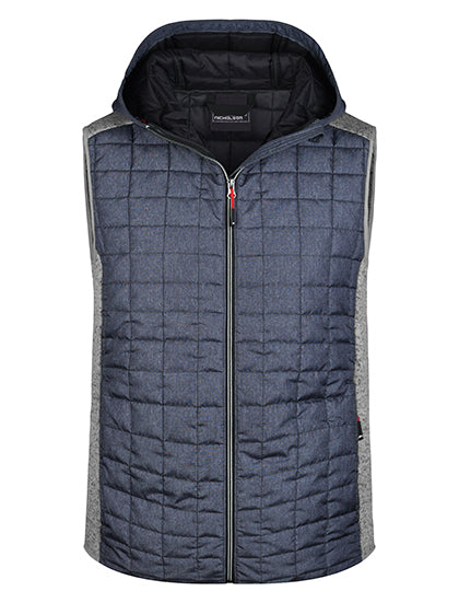 Men´s Knitted Hybrid Vest (JN768)