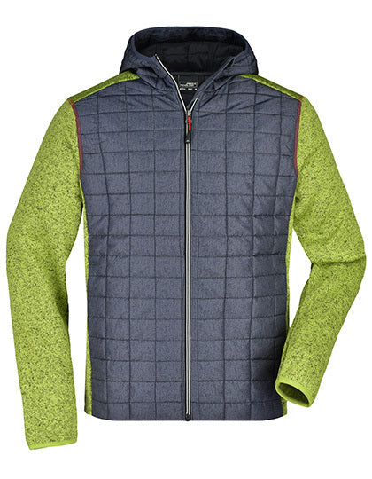 Men´s Knitted Hybrid Jacket (JN772)
