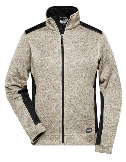 Ladies´ Knitted Workwear Fleece Jacket -STRONG- (JN861)
