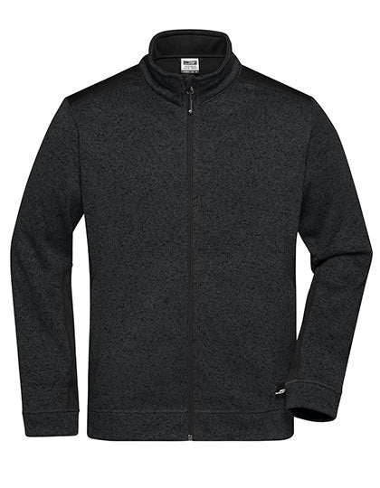 Men´s Knitted Workwear Fleece Jacket -STRONG- (JN862)
