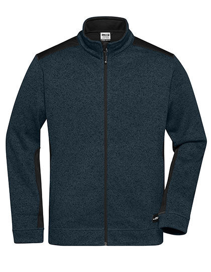 Men´s Knitted Workwear Fleece Jacket -STRONG- (JN862)