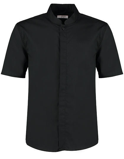 Men´s Tailored Fit Mandarin Collar Shirt Short Sleeve (K122)