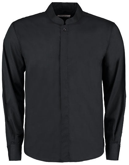 Men´s Tailored Fit Mandarin Collar Shirt Long Sleeve (K123)