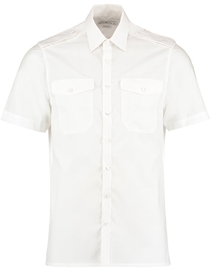 Men´s Tailored Fit Pilot Shirt Short Sleeve (K133)