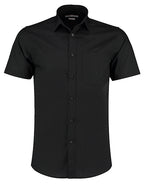 Men´s Tailored Fit Poplin Shirt Short Sleeve (K141)