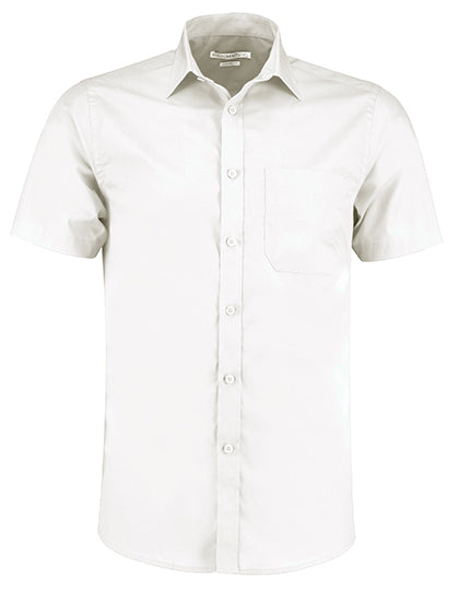 Men´s Tailored Fit Poplin Shirt Short Sleeve (K141)