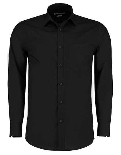 Men´s Tailored Fit Poplin Shirt Long Sleeve (K142)
