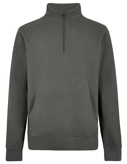 Regular Fit 1/4 Zip Pique Sweatshirt (K339)