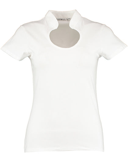 Women`s Regular Fit Keyhole Neck Top (K755)