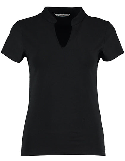 Women`s Regular Fit Mandarin Collar Top (K770)