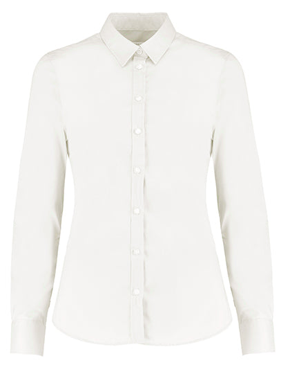 Women´s Tailored Fit Stretch Oxford Shirt Long Sleeve (K782)