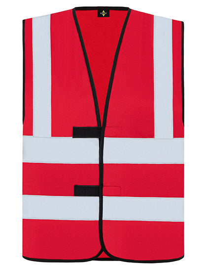 Hi-Vis Safety Vest With 4 Reflective Stripes Hannover (KX140)