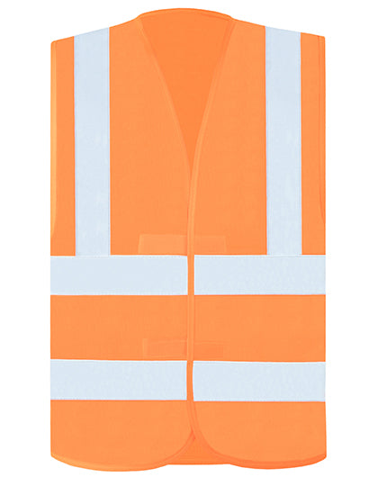 Hi-Vis Safety Vest With 4 Reflective Stripes Hannover (KX140)
