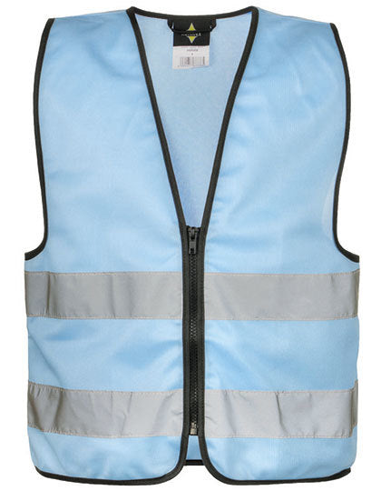 Kids´ Hi-Vis Safety Vest With Front Zipper Aalborg (KX201)