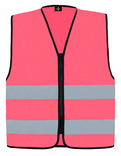 Hi-Vis Safety Vest Cologne With Front Zipper (KX217)