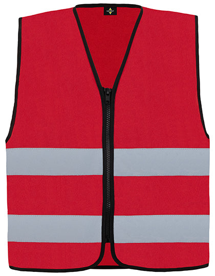 Hi-Vis Safety Vest Cologne With Front Zipper (KX217)