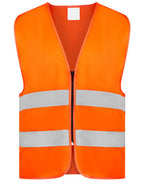 Hi-Vis Safety Vest Cologne With Front Zipper (KX217)