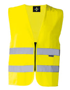 Hi-Vis Safety Vest Cologne With Front Zipper (KX217)