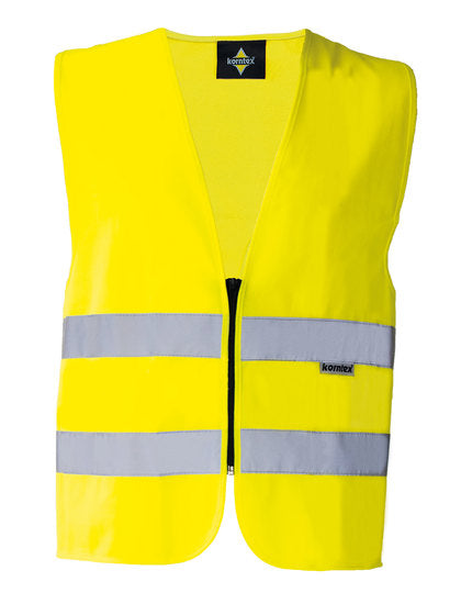 Hi-Vis Safety Vest Cologne With Front Zipper (KX217)