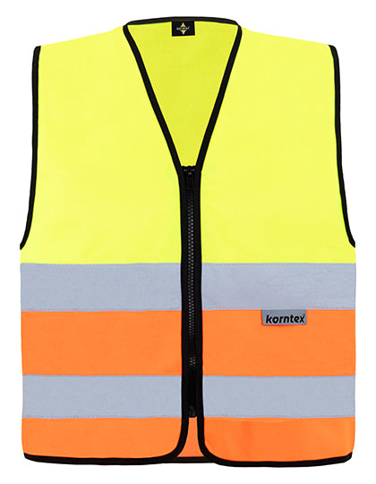 Hi-Vis Safety Vest Cologne With Front Zipper (KX217)